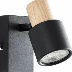 Luminaires Scandinaves-Luminaires Brilliant Pini Spot mural Noir, 1 lumière