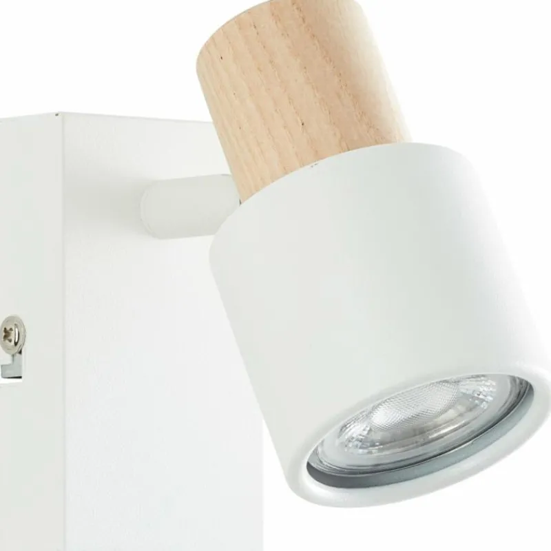 Luminaires Scandinaves-Luminaires Brilliant Pini Spot mural Blanc, 1 lumière