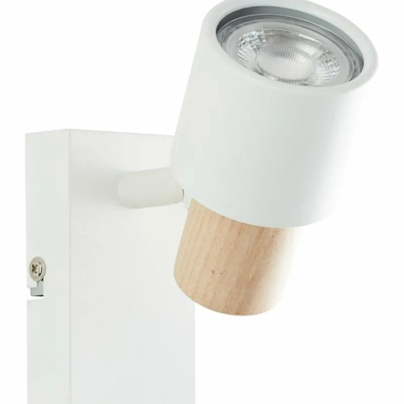 Luminaires Scandinaves-Luminaires Brilliant Pini Spot mural Blanc, 1 lumière