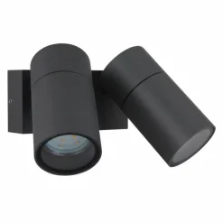 Luminaires Globo Lighting Piper Luminaire extérieur Anthracite, Noir, 2 lumières