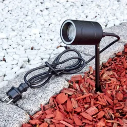 hofstein pique de terre Froslev LED Noir, 1 lumière