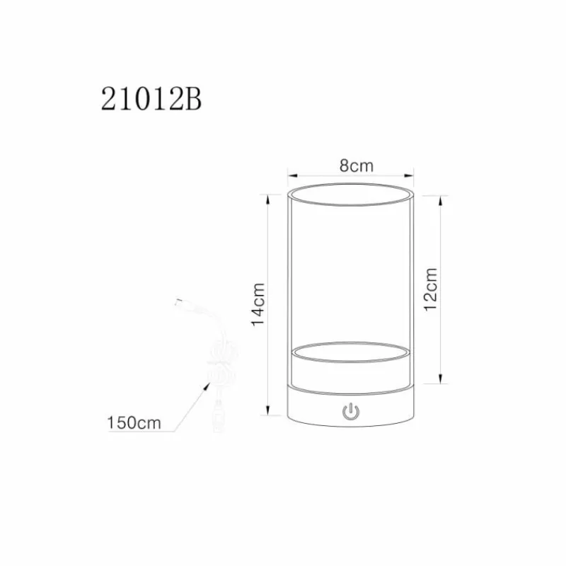 Luminaires Globo Lighting Pixy Lampe à poser LED Noir, 1 lumière