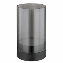 Suspension Verre Fumé-Luminaires Globo Lighting Pixy Lampe à poser LED Noir, 1 lumière