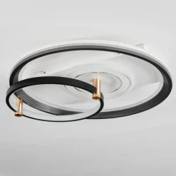 Lampes Dorées-hofstein Plafonnier Agordela LED Or, Blanc, 1 lumière