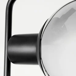 Suspension Verre Fumé-hofstein Plafonnier Agropoli Noir, 2 lumières