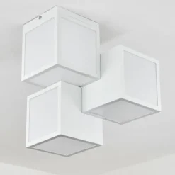 hofstein Plafonnier Allonville LED Blanc, 1 lumière