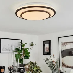 hofstein Plafonnier Almograve LED Blanc, 1 lumière, Télécommandes