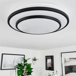 hofstein Plafonnier Almograve LED Blanc, 1 lumière, Télécommandes