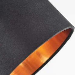 Lampes En Tissu-hofstein Plafonnier Alsen Bois clair, Noir, 4 lumières