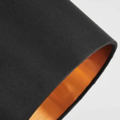 Lampes En Tissu-hofstein Plafonnier Alsen Brun, Noir, 2 lumières