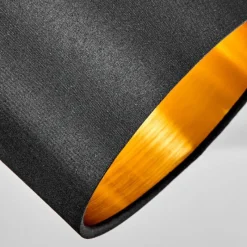 Lampes En Tissu-hofstein Plafonnier Alsen Écru, Noir, 3 lumières