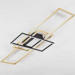 hofstein Plafonnier Alsterbro LED Noir, 1 lumière