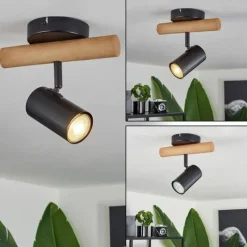 hofstein Plafonnier Arbrentin Écru, Noir, 1 lumière