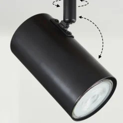 Lampes En Bois-hofstein Plafonnier Arbrentin Écru, Noir, 3 lumières