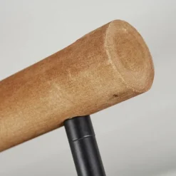 Lampes En Bois-hofstein Plafonnier Arbrentin Écru, Noir, 3 lumières