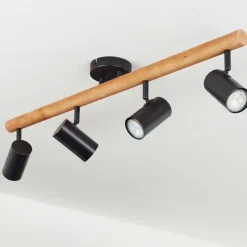 hofstein Plafonnier Arbrentin Écru, Noir, 4 lumières