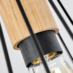 Lampes Industrielles-hofstein Plafonnier Arrawarra Écru, Noir, 1 lumière