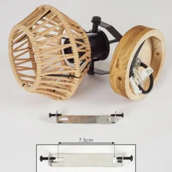 Luminaires Scandinaves-hofstein Plafonnier Auboncourt Écru, 1 lumière