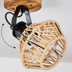 Luminaires Scandinaves-hofstein Plafonnier Auboncourt Écru, 1 lumière