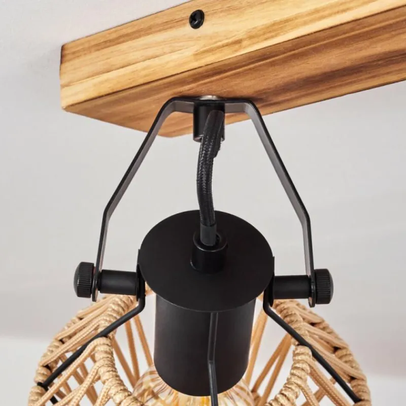 Luminaires Scandinaves-hofstein Plafonnier Auboncourt Écru, 2 lumières