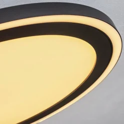 hofstein Plafonnier Audrieu LED Noir, Blanc, 2 lumières