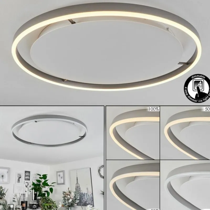 hofstein Plafonnier Barril LED Blanc, 1 lumière