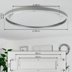 hofstein Plafonnier Barril LED Blanc, 1 lumière