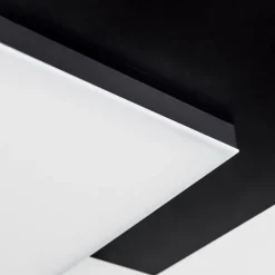 hofstein Plafonnier Barullu LED Bois clair, Noir, Blanc, 1 lumière