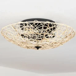 Luminaires Scandinaves-hofstein Plafonnier Battenans Écru, 2 lumières