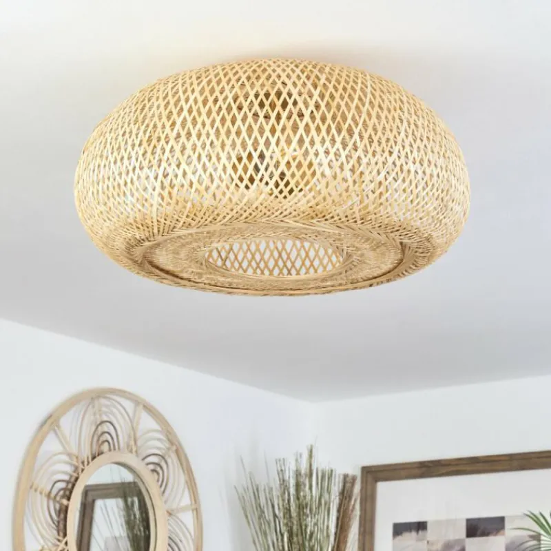 Luminaires Scandinaves-hofstein Plafonnier Bauro Écru, 2 lumières