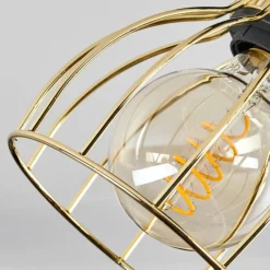 Lampes Industrielles-hofstein Plafonnier Bitterroot Noir, 3 lumières