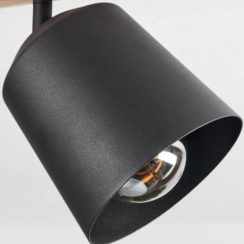 Luminaires Scandinaves-hofstein Plafonnier Caetanos Bois clair, 3 lumières