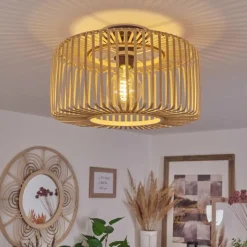 Luminaires Scandinaves-hofstein Plafonnier Callide Noir, 1 lumière