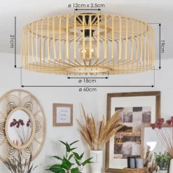 Luminaires Scandinaves-hofstein Plafonnier Callide Noir, 1 lumière