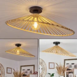 Luminaires Scandinaves-hofstein Plafonnier Callide Noir, 1 lumière