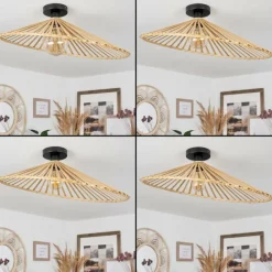 Luminaires Scandinaves-hofstein Plafonnier Callide Noir, 1 lumière