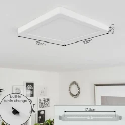 hofstein Plafonnier Canditas LED Blanc, 1 lumière