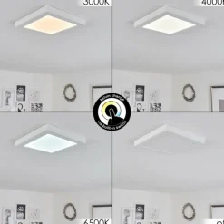 hofstein Plafonnier Canditas LED Blanc, 1 lumière