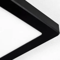 hofstein Plafonnier Canditas LED Noir, 1 lumière