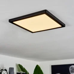 hofstein Plafonnier Canditas LED Noir, 1 lumière