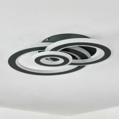 hofstein Plafonnier Casaldelo LED Anthracite, 1 lumière