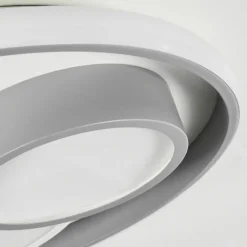 hofstein Plafonnier Casqueira LED Gris, Blanc, 1 lumière