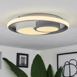 hofstein Plafonnier Casqueira LED Gris, Blanc, 1 lumière
