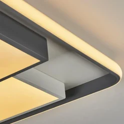 hofstein Plafonnier Casqueira LED Gris, Blanc, 1 lumière