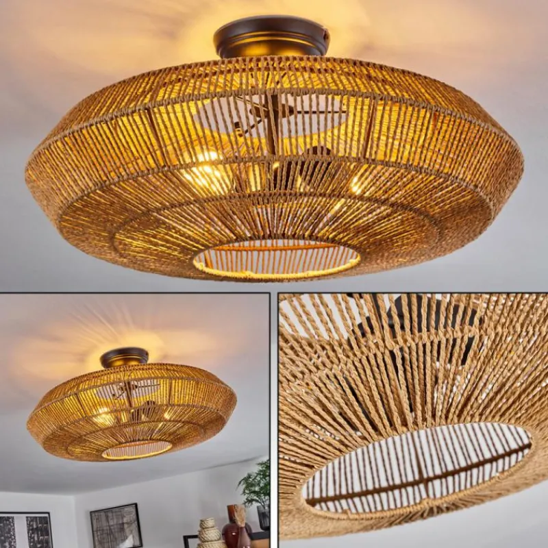 Luminaires Scandinaves-hofstein Plafonnier Cassano Écru, 2 lumières