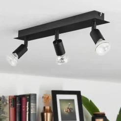 hofstein Plafonnier Castillo Noir, 3 lumières