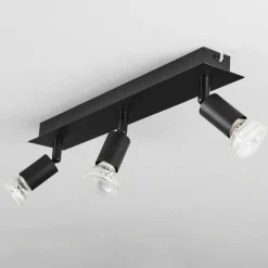 hofstein Plafonnier Castillo Noir, 3 lumières