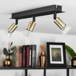 hofstein Plafonnier Castillo Noir, 3 lumières* Spots Et Projecteurs