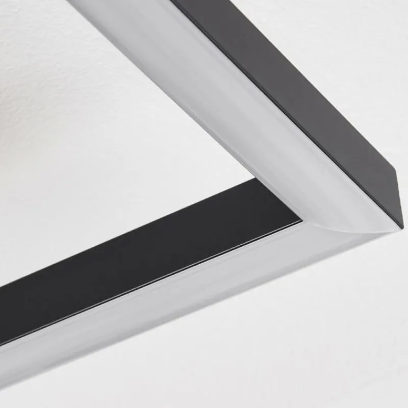 hofstein Plafonnier Cavareno LED Noir, 1 lumière* Éclairage Led