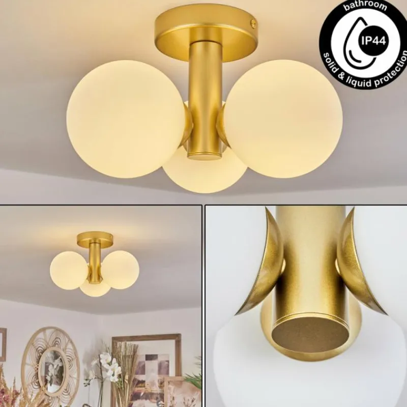 hofstein Plafonnier Cebola Or, 3 lumières